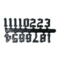 Arabic Numerals For The Clock H 15Mm,Black,Gothic