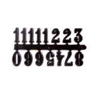 Arabic Numerals For The Clock H 15Mm,Black