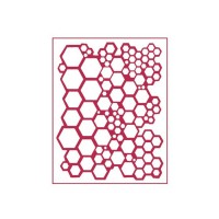 Thick Stencil Cm. 20X25/0,2Mm Various "Bee'S Nest"
