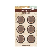 6 Pcs Pack  Caps With Biadhesive