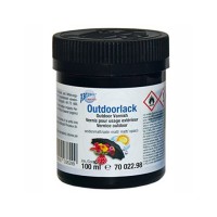 Outdoor Varnish Transparent, Matt100Ml