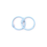 Album Metal Rings 25Mm Blue, 2Pcs