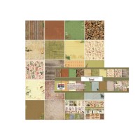 Paper and Cardstock pads 30x30cm, Forest 190Gsm 11 Sh.