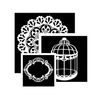 Stamperia stencils KSA10x10 cm
