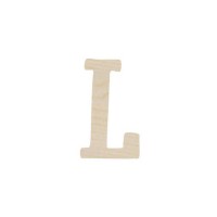 063 Wooden Letter H. 7 Cm. - L