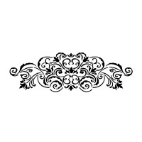 Stencil B Cm. 38X15 Classique Volute