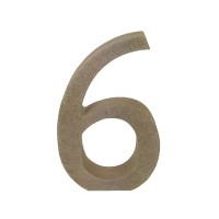Mdf Number Blank  6