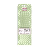 First Edition Fsc Deco Mache  Green Polka