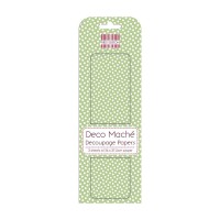 First Edition Fsc Deco Mache  Green Polka