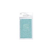 Adhesive Pearls 6 Mm, 260 Pcs Turquoise