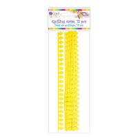 Daisy Petal Quilling Strips - Yellow, 12 Pcs