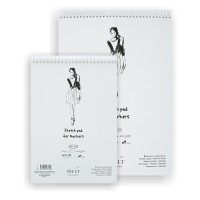 Sketch Pads Authentic (Marker)A4, 50 Sheets (100 G