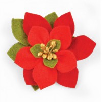 -50% Bigz Die Build A Bloom, Poinsettia By Pete Hughes