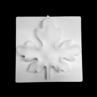 Plaster Modell For Painting Maple Leaf