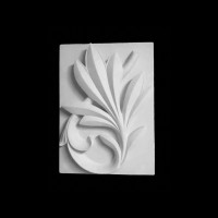 Plaster Modell For Painting Palm Branch