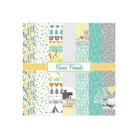 Paper Collection Set Forest Friends (6*6-190GSM),