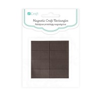 Magnetic Craft Rectangles - 1,27 Cm X 2,5 Cm, 12 P