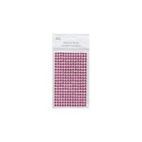 Adhesive Stones 6Mm, 260 Pcs. Fuchsia