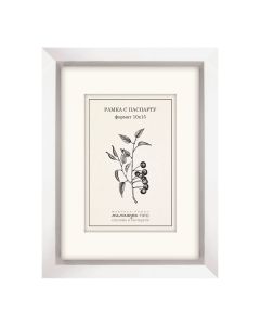 Wooden frame with a mount board 10х15(15х21) P730-03/2720 (white/white)