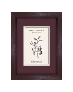 Wooden frame with a mount board 10х15(15х21) P730-3007/2835 (dark cherry/vinous)