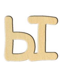 Wooden pc. for art 182 Letter Ы (russ.) 8,2х7 cm