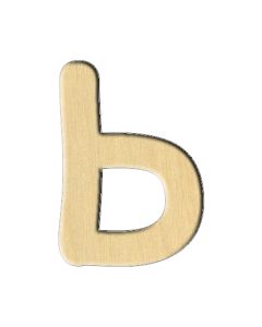 Wooden pc. for art 183 Letter Ь (russ.) 4,9х7 cm