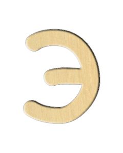 Wooden pc. for art 184 Letter Э (russ.) 5,6х7 cm