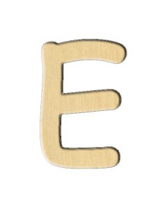 Wooden pc. for art 227 Letter E (eng.) 4,7х7 cm