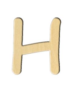 Wooden pc. for art 230 Letter H (eng.) 6,1х7 cm
