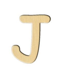 Wooden pc. for art 232 Letter J (eng.) 5,6х7 cm