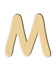 Wooden pc. for art 235 Letter M (eng.) 7,5х7 cm