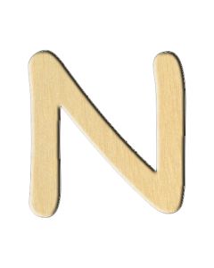 Wooden pc. for art 236 Letter N (eng.) 6,5х7 cm