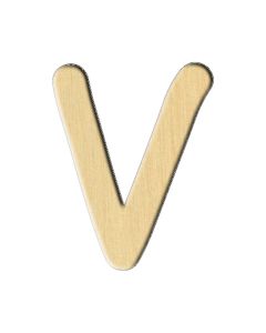 Wooden pc. for art 244 Letter V (eng.) 5,4х7 cm
