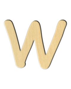 Wooden pc. for art 245 Letter W (eng.) 8,9х7 cm