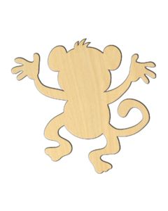 Wooden pc. for art 481 Monkey № 3 11*10,2 cm