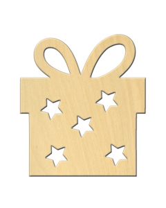 Wooden pc. for art 495 Present 7,5*8,5 cm