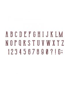 -50%Bigz Xl Alpha Die Broadway By Tim Holtz