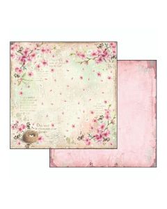 Scrapbookingu paber 30х30cm-Flower Alphabet nest