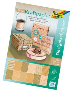 Дизайнерская бумагаCRAFT,А4, 12листов