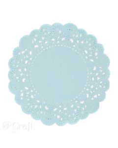 PAPER DOILIES 11 CM, 5 PCS BLUE
