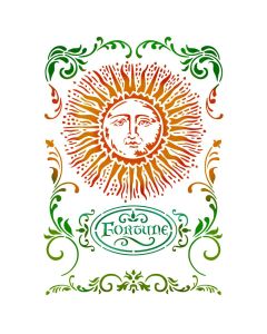 Stencil G cm. 21x29,7 Alchemy Sun                 