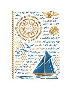 Stencil G cm. 21x29,7 Sea Land                    