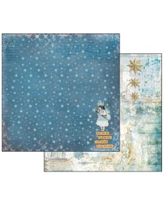 Double Face Paper Blue Stars Magic Wand