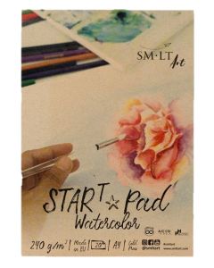Watercolor pad START SMLT A4, 20lh,240gsm       