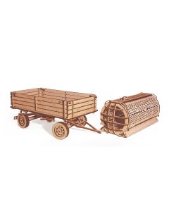 Souvenir and collectible model Trailer for tracto