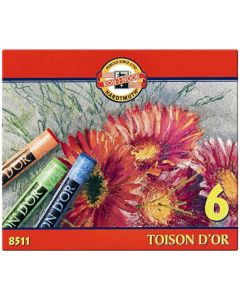 Пастель сухая в наборе Toison Dór Koh-I-Noor, 6цв. 8511                     