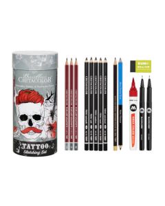 Tattoo-Set - Sketching and Drawing Set, 14 pcs.