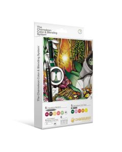 Chameleon Color & Blending System, 6 Pens + 6 Tops - Set 7