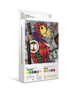 6 Pens + 6 Tops - Set 1