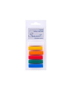 Polymer clay, set Primary Colors, 6 colors 120g Sonnet
